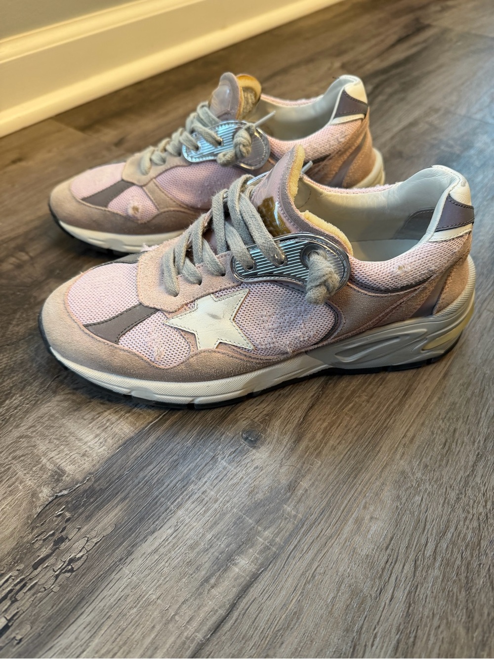 Golden Goose Pink Dad Star Sneakers